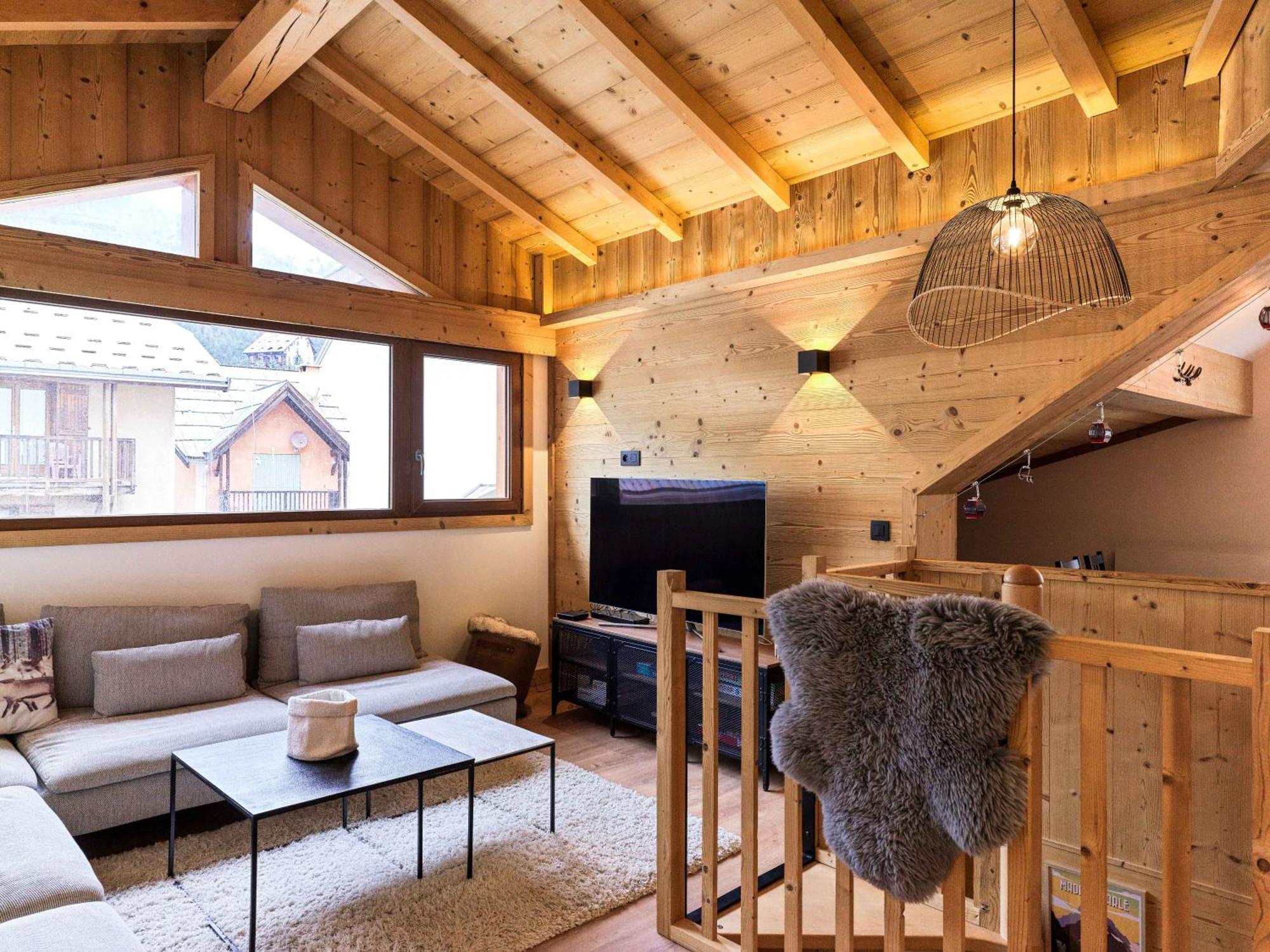 Le Chenaillet, Duplex Au Pied Des Pistes Et Spa Montgenèvre Exteriér fotografie